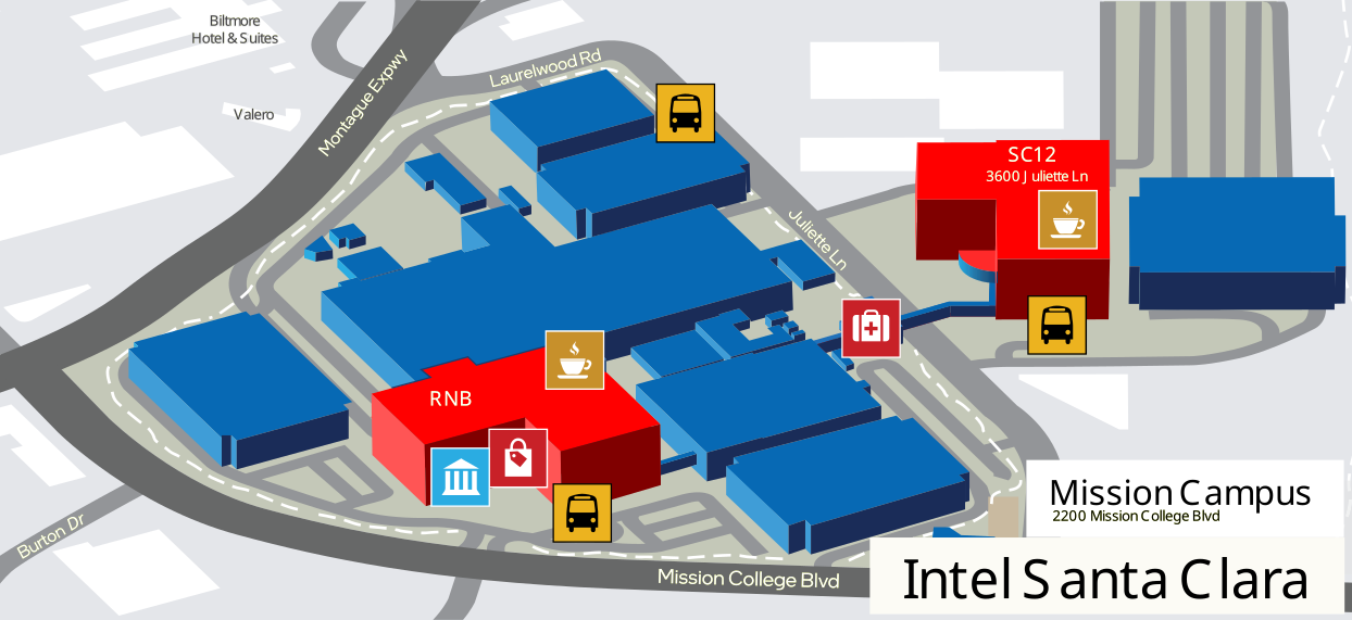 Intel Santa Clara location